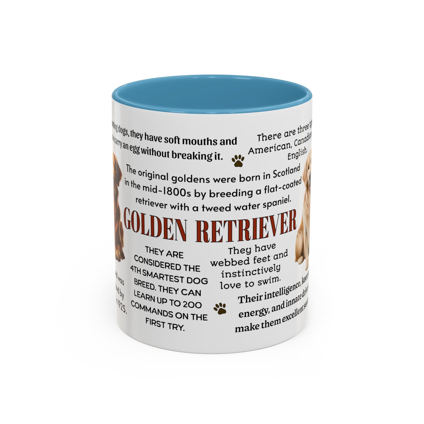 Golden Retriever Coffee Mug, 11 oz or 15 oz