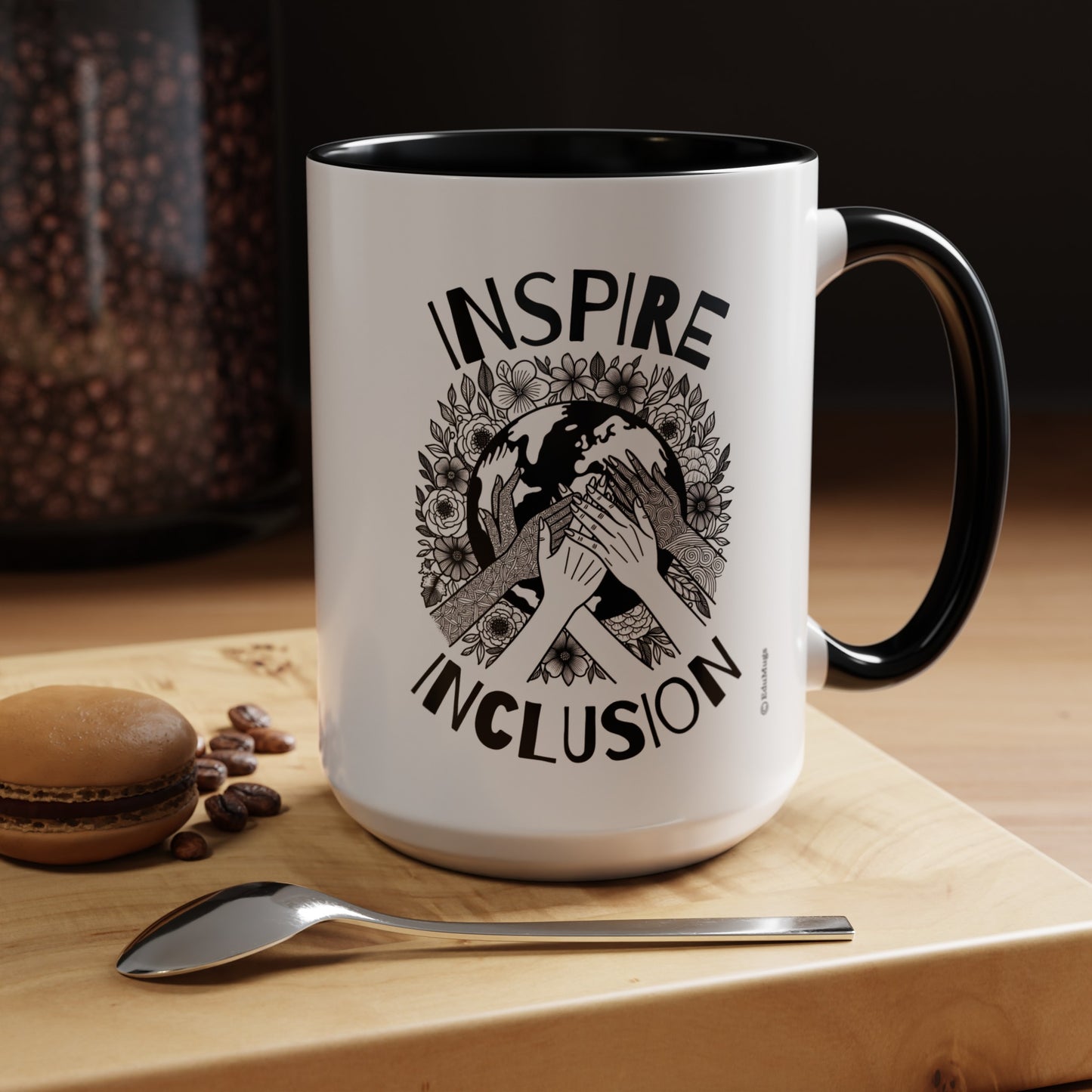 "Inspire Inclusion" Coffee Mug, 11 oz or 15 oz