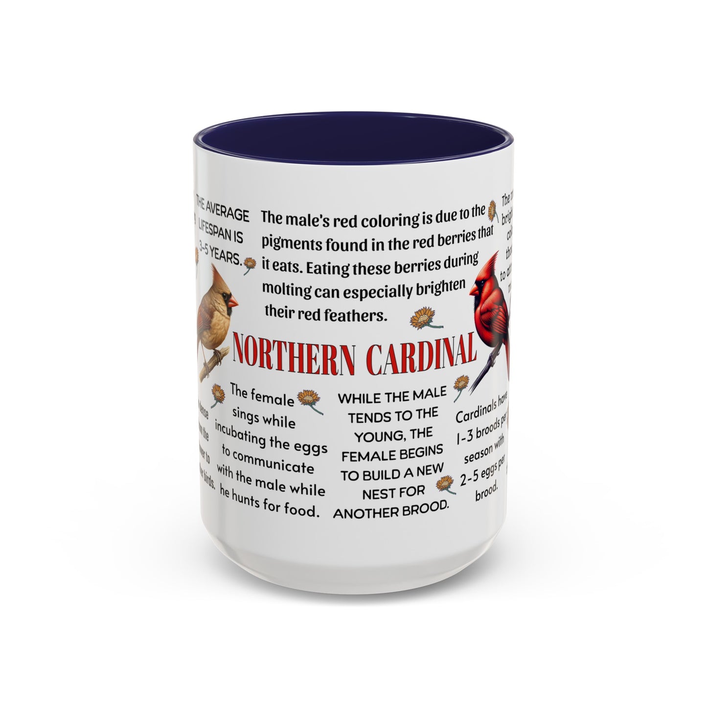 Northern Red Cardinal Coffee Mug, 11 oz or 15oz