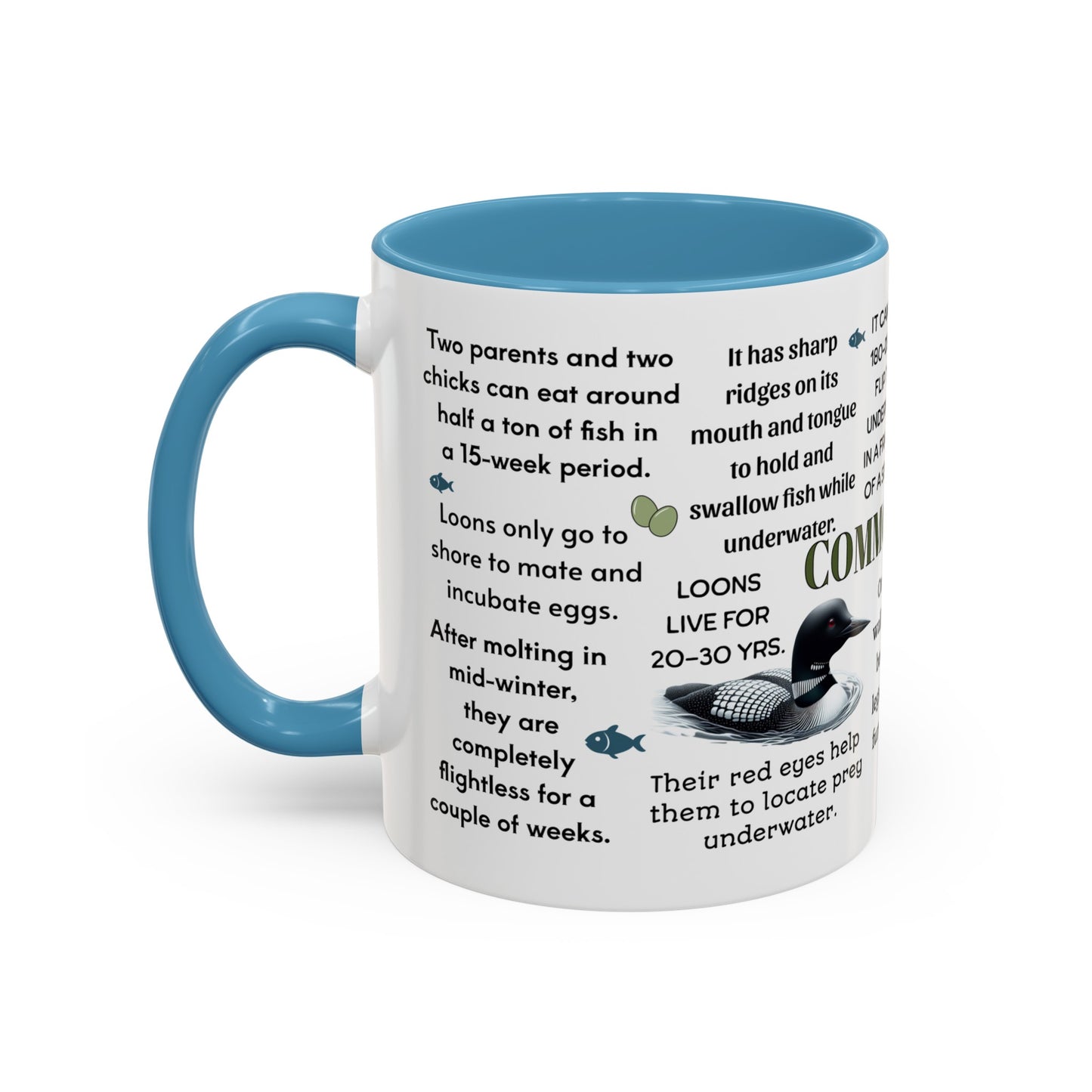 Common Loon Coffee Mug, 11 oz or 15oz