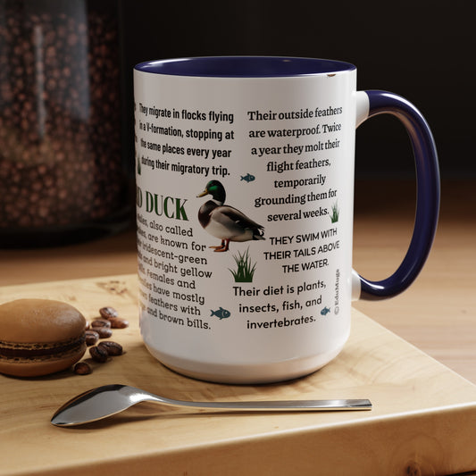 Mallard Duck Coffee Mug, 11 oz or 15oz