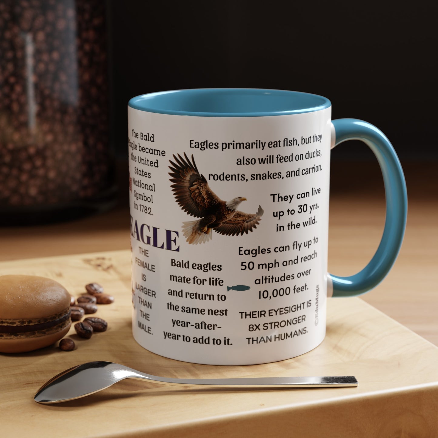 Bald Eagle Coffee Mug, 11 oz or 15oz
