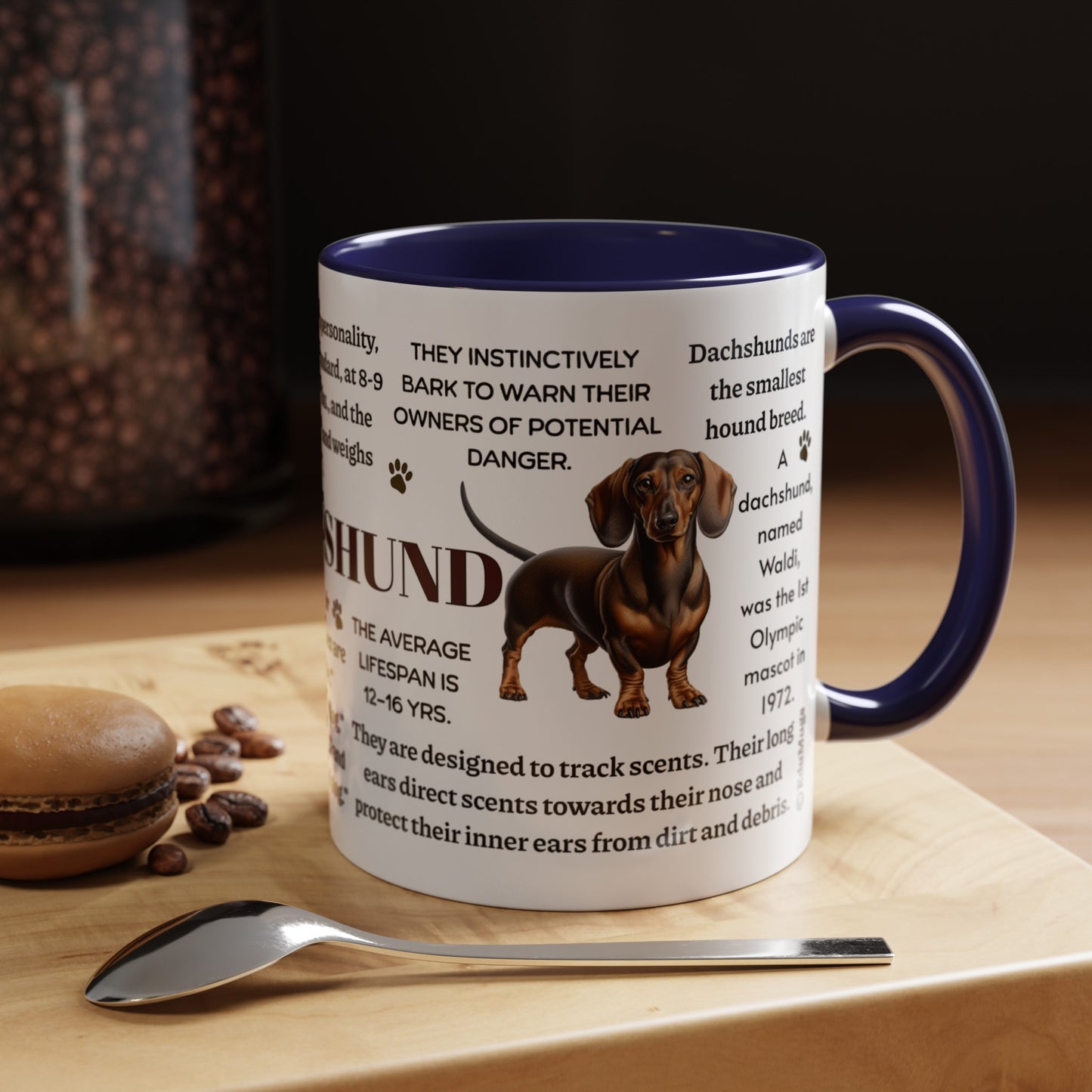 Dachshund Coffee Mug, 11 oz or 15 oz