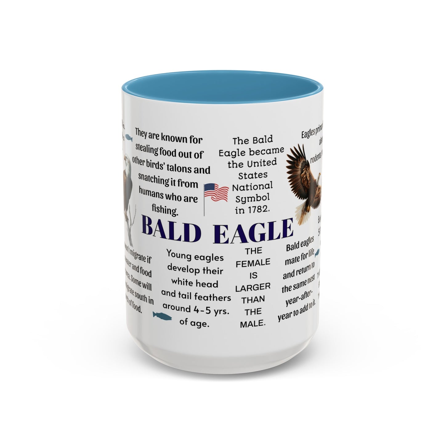 Bald Eagle Coffee Mug, 11 oz or 15oz