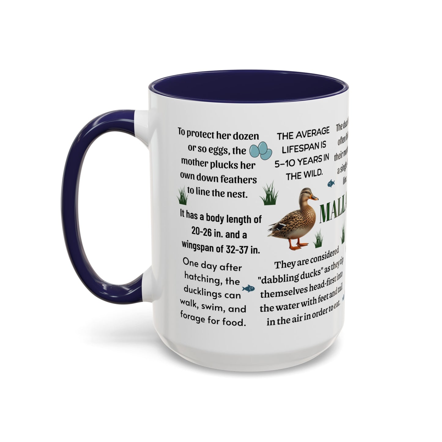Mallard Duck Coffee Mug, 11 oz or 15oz