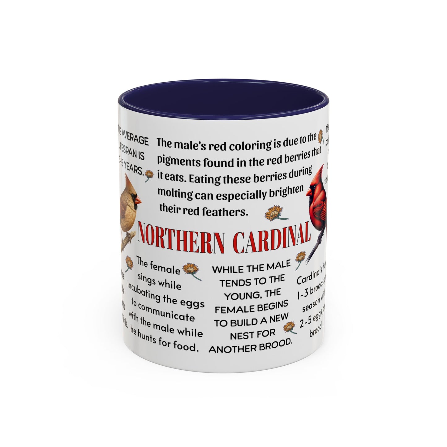 Northern Red Cardinal Coffee Mug, 11 oz or 15oz