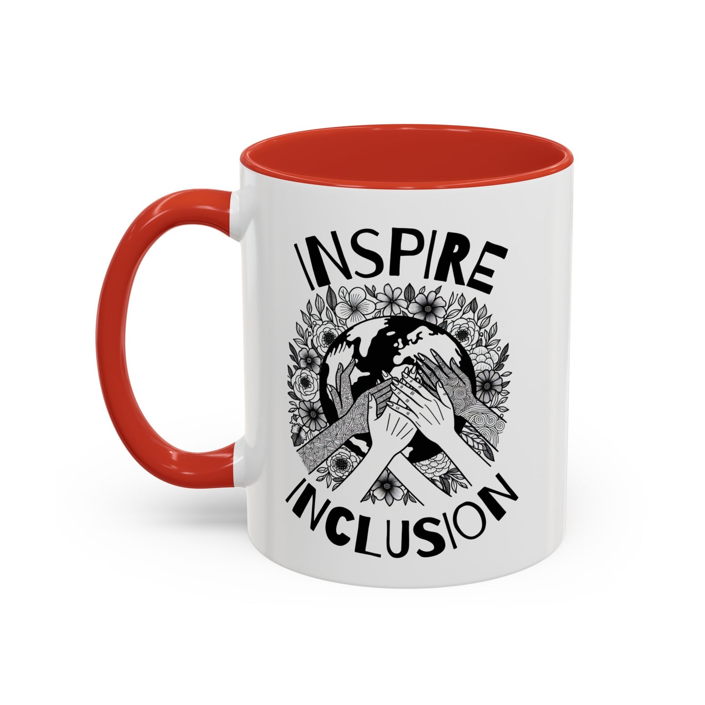 "Inspire Inclusion" Coffee Mug, 11 oz or 15 oz