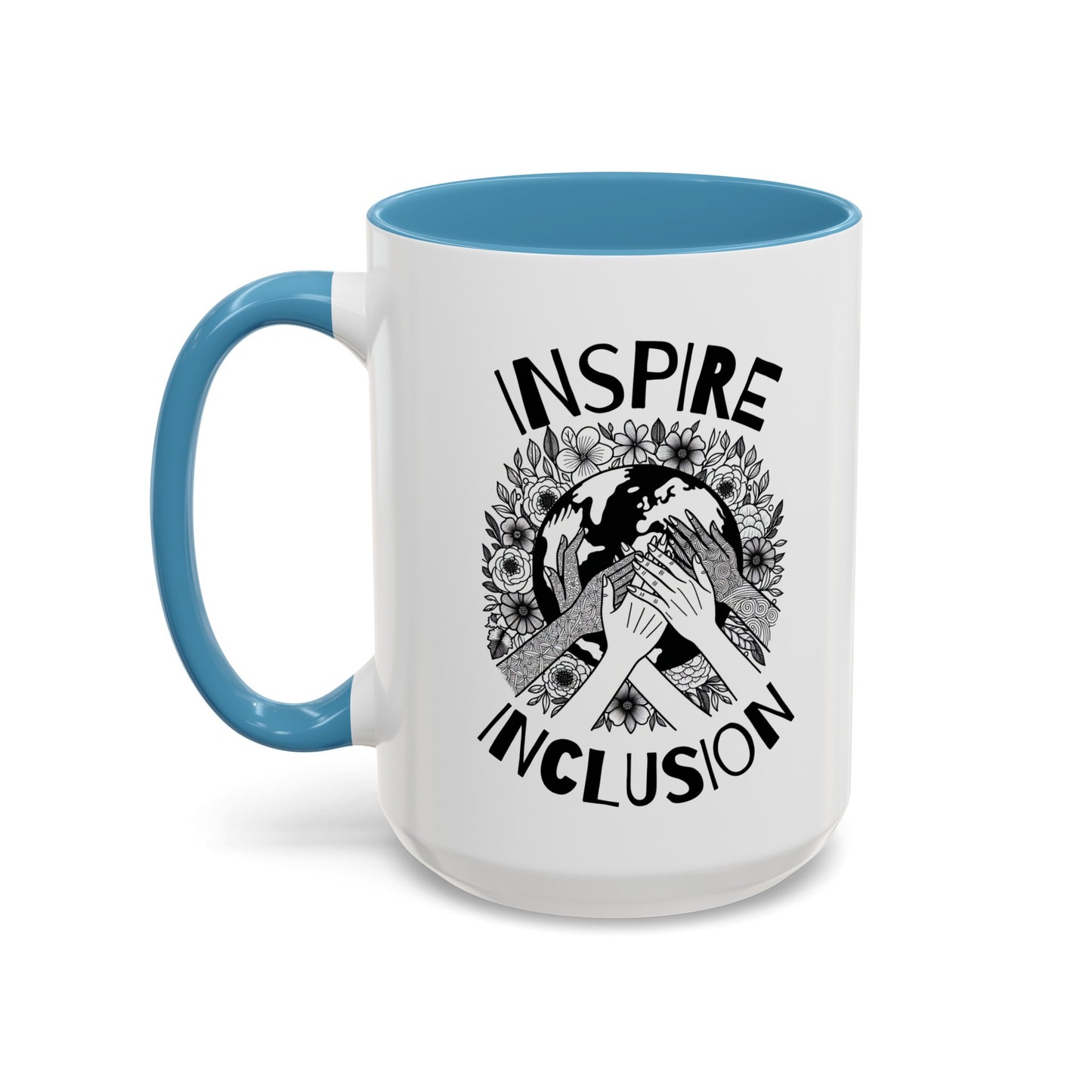 "Inspire Inclusion" Coffee Mug, 11 oz or 15 oz