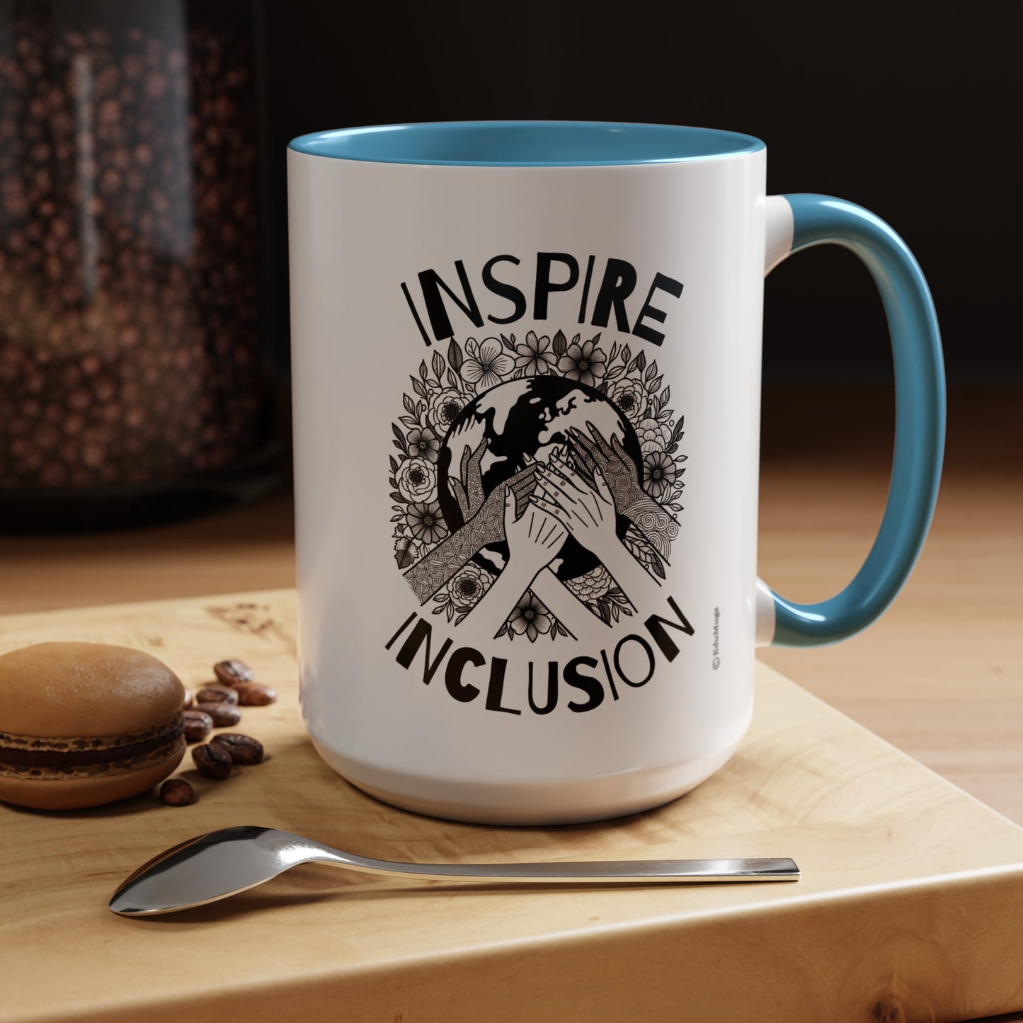 "Inspire Inclusion" Coffee Mug, 11 oz or 15 oz