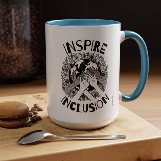 "Inspire Inclusion" Coffee Mug, 11 oz or 15 oz