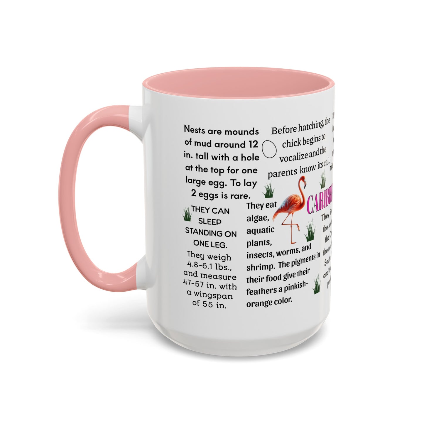 Caribbean Flamingo Coffee Mug, 11 oz or 15oz