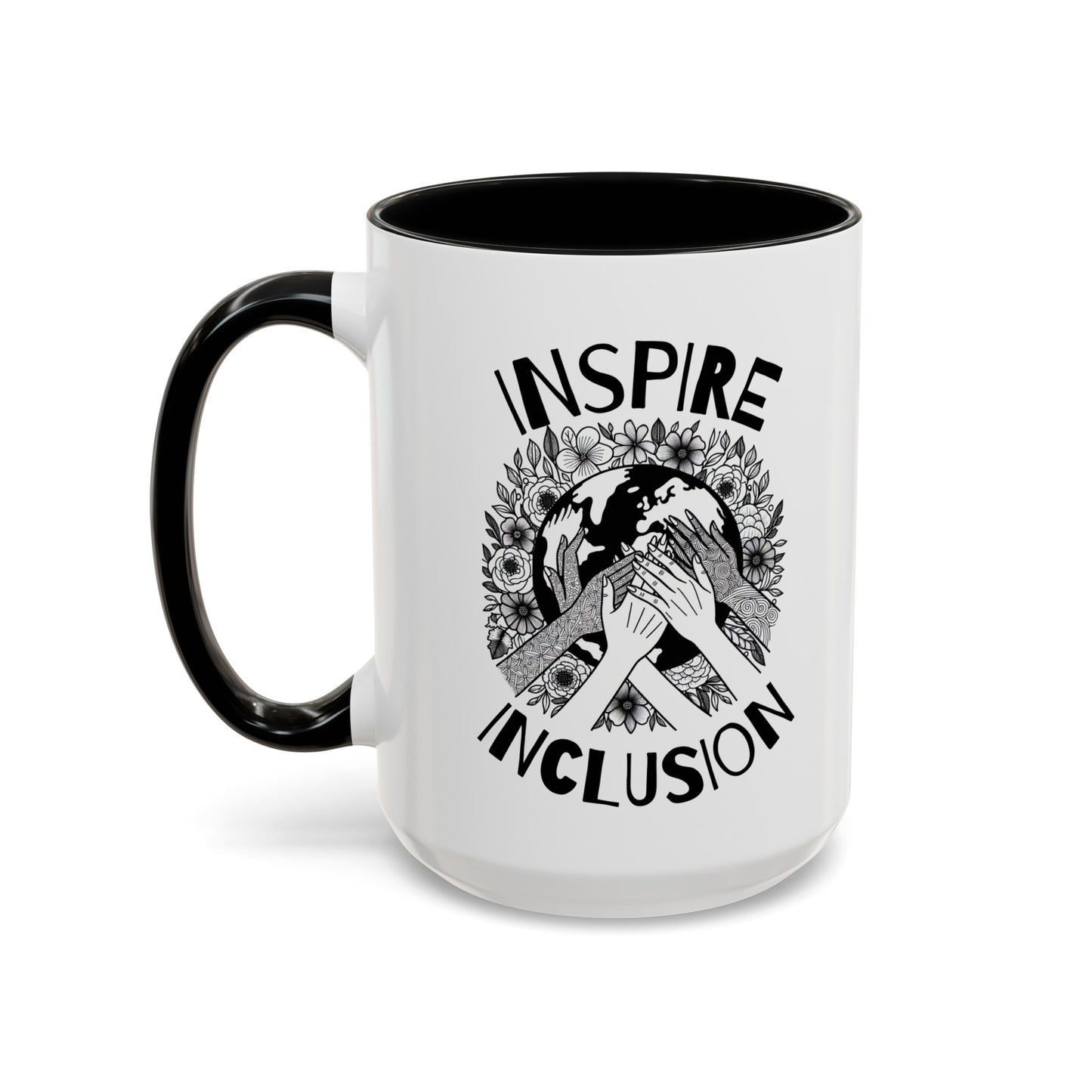 "Inspire Inclusion" Coffee Mug, 11 oz or 15 oz