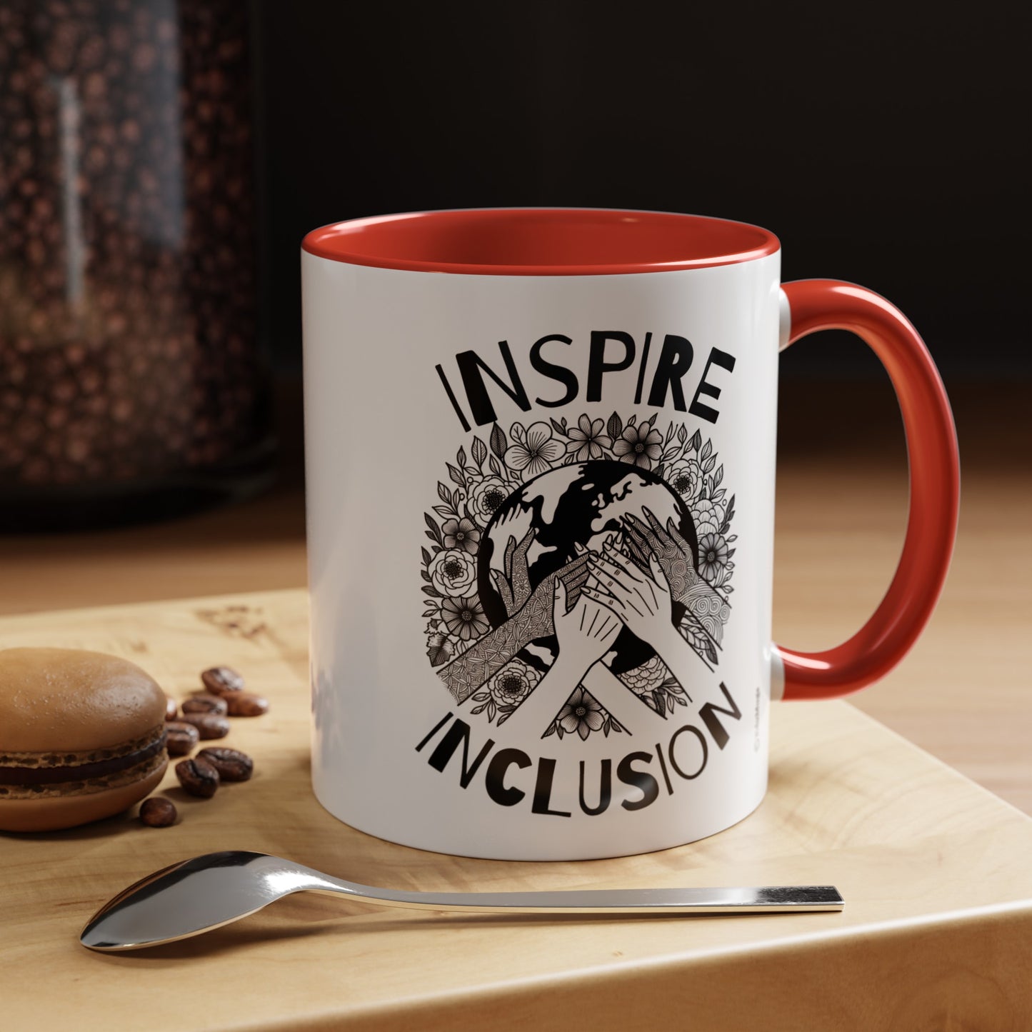 "Inspire Inclusion" Coffee Mug, 11 oz or 15 oz