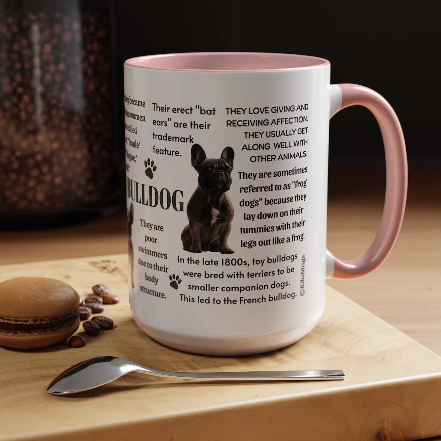 French Bulldog Coffee Mug, 11 oz or 15 oz