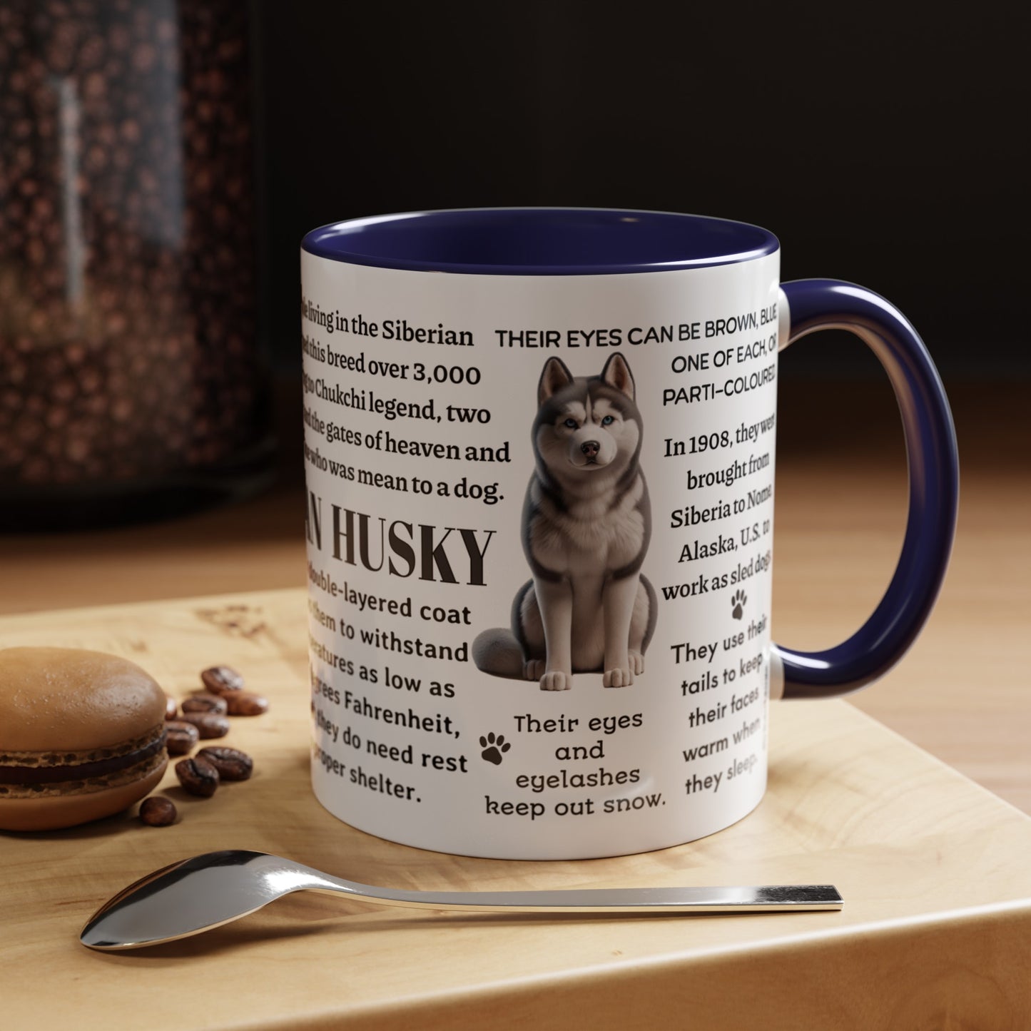 Siberian Husky Coffee Mug, 11 oz or 15oz