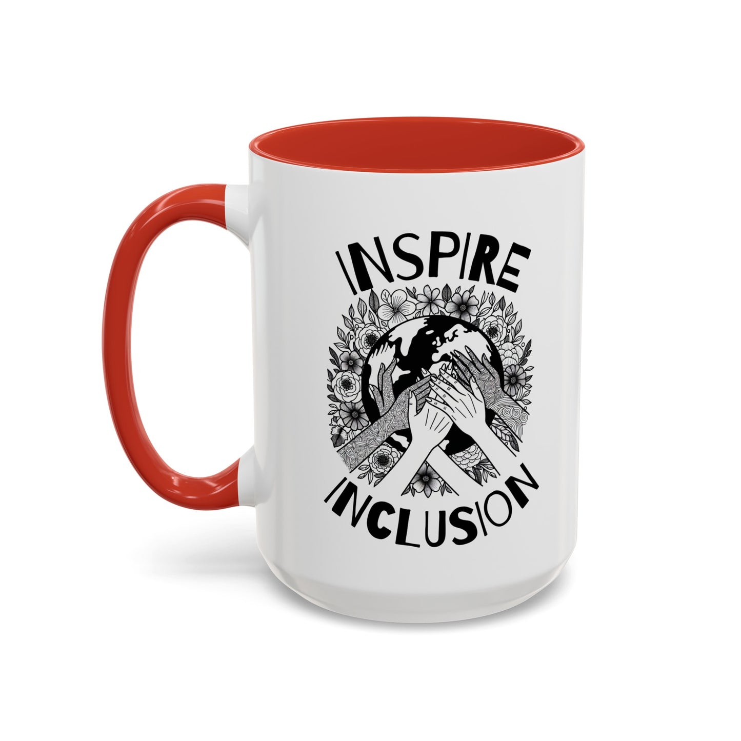 "Inspire Inclusion" Coffee Mug, 11 oz or 15 oz