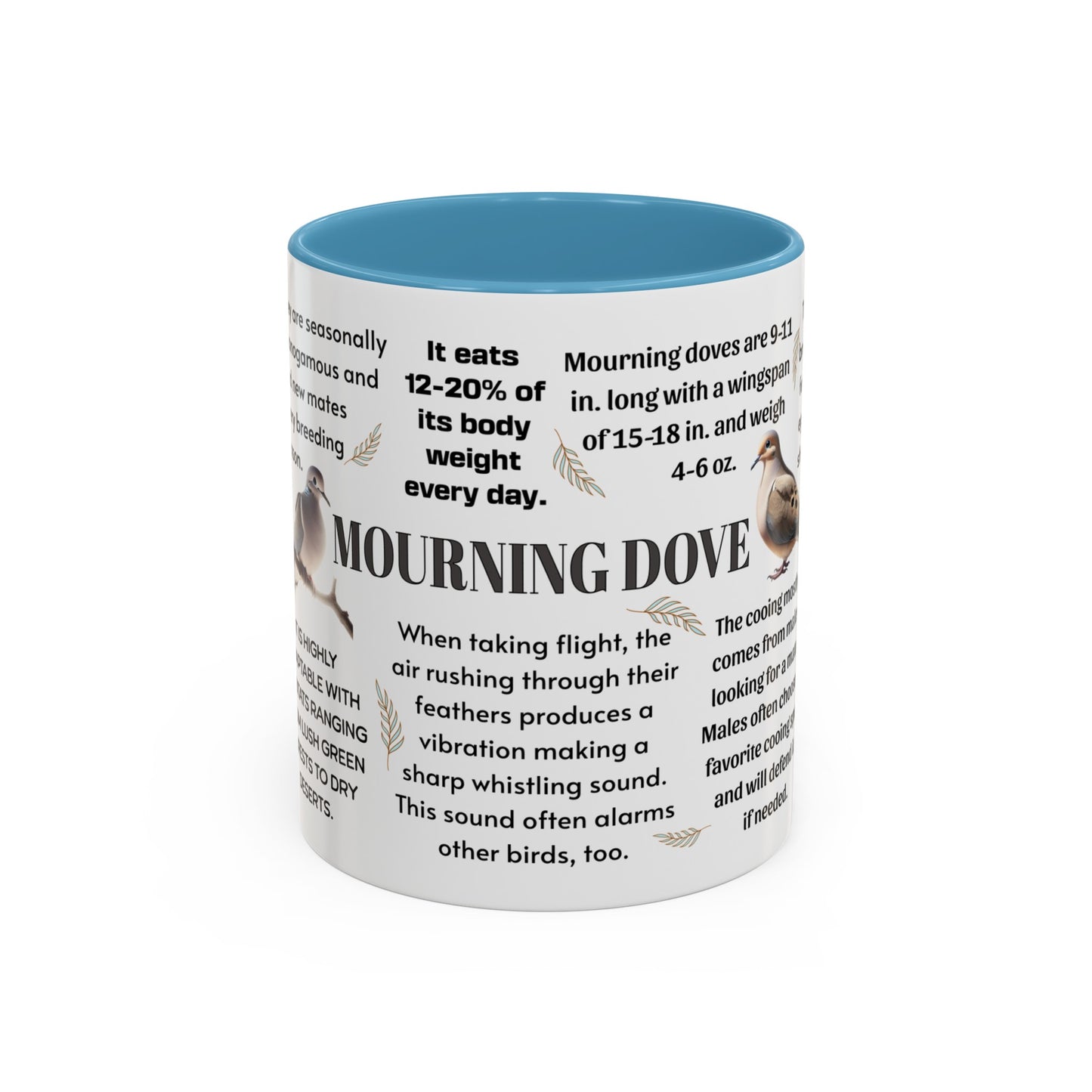 Mourning Dove Coffee Mug, 11 oz or 15oz