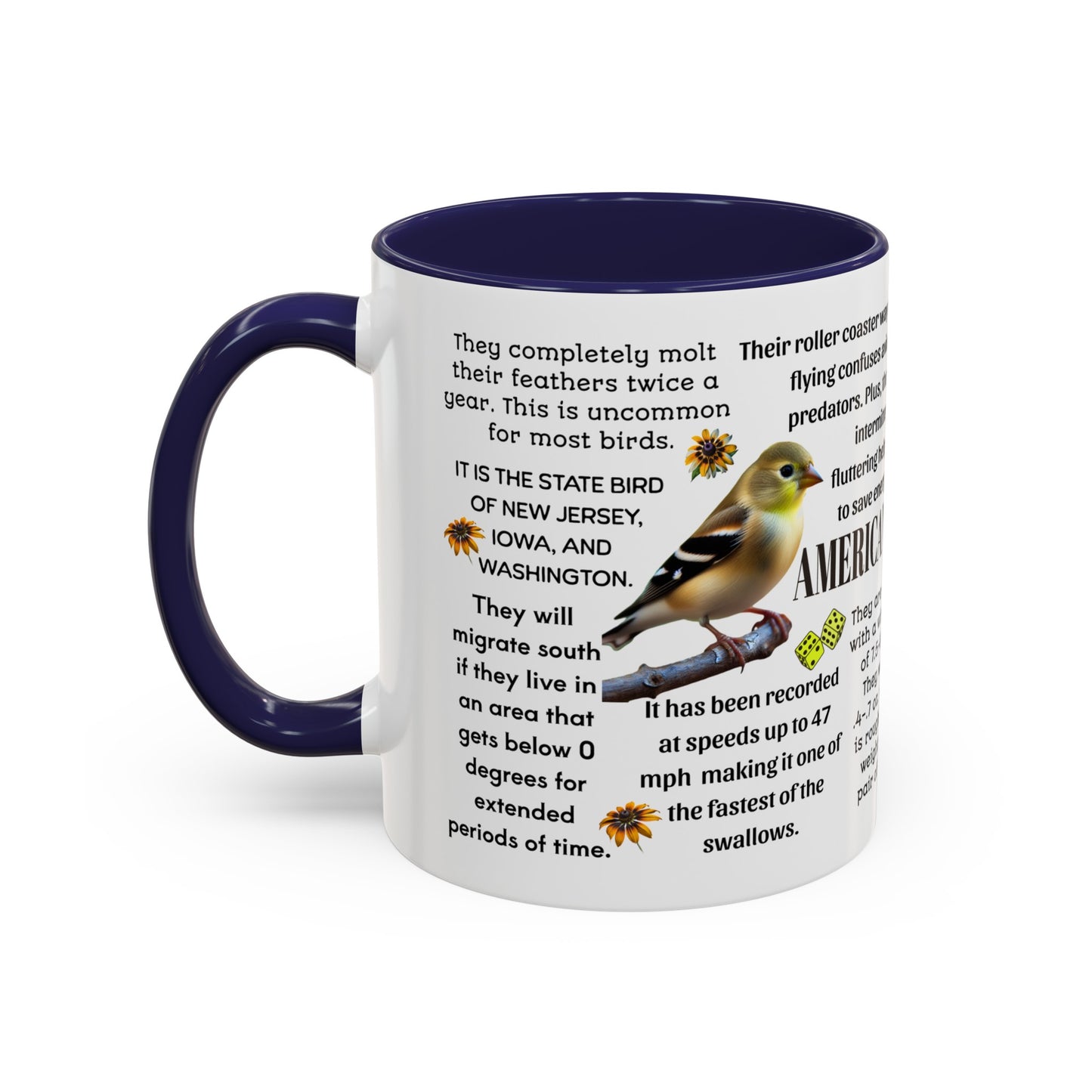 American Goldfinch Coffee Mug, 11 oz or 15oz