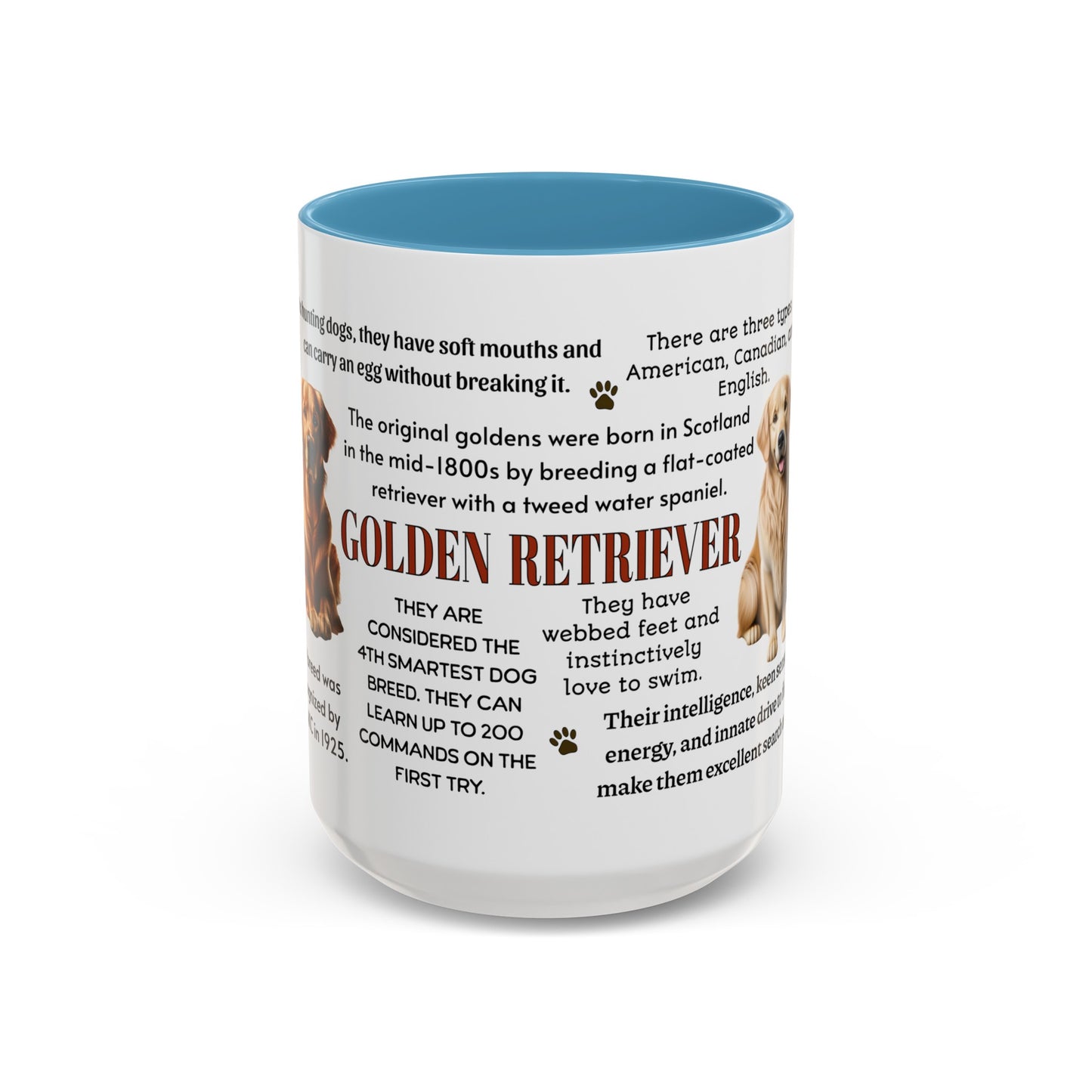 Golden Retriever Coffee Mug, 11 oz or 15 oz
