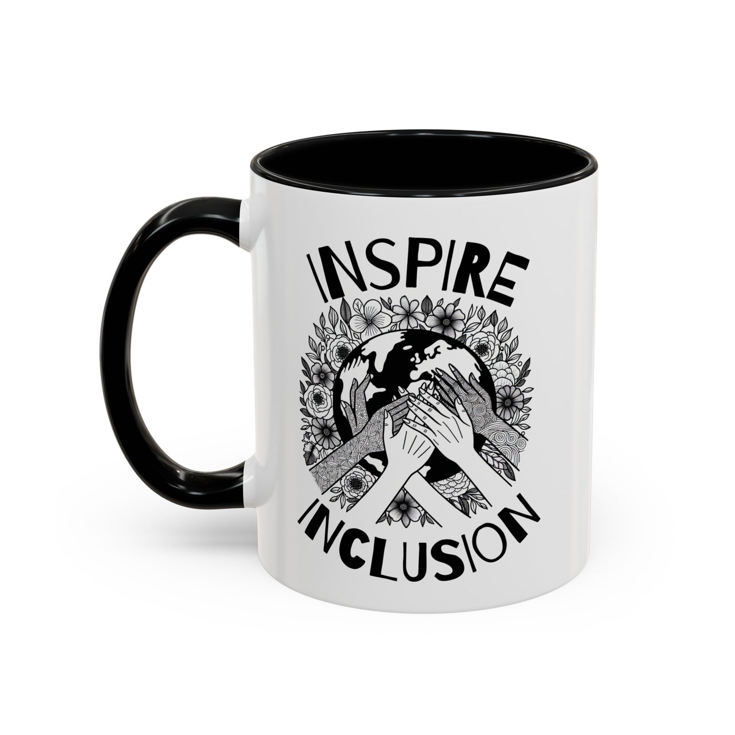 "Inspire Inclusion" Coffee Mug, 11 oz or 15 oz