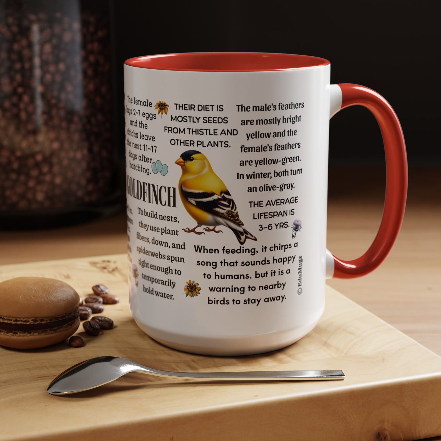 American Goldfinch Coffee Mug, 11 oz or 15oz
