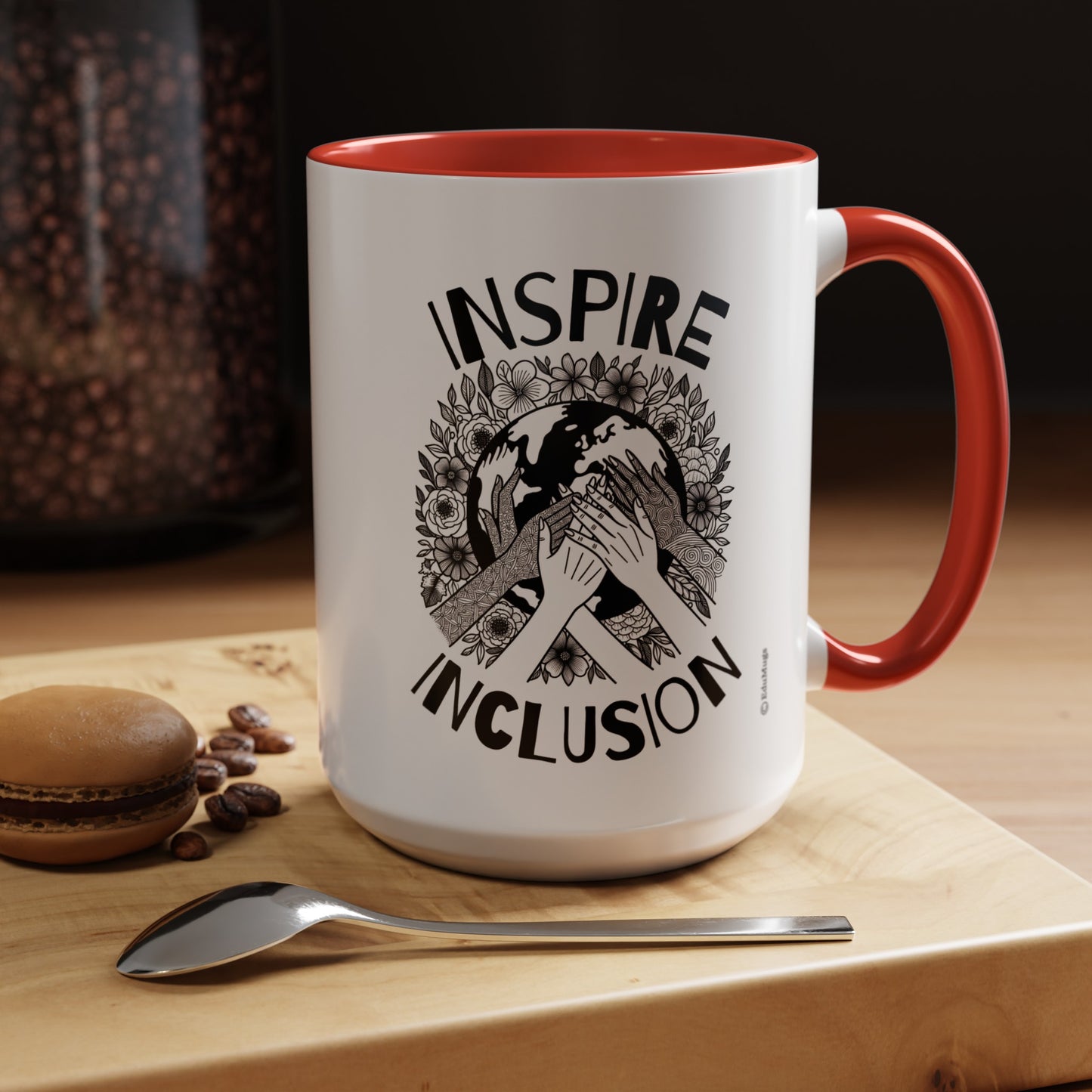 "Inspire Inclusion" Coffee Mug, 11 oz or 15 oz