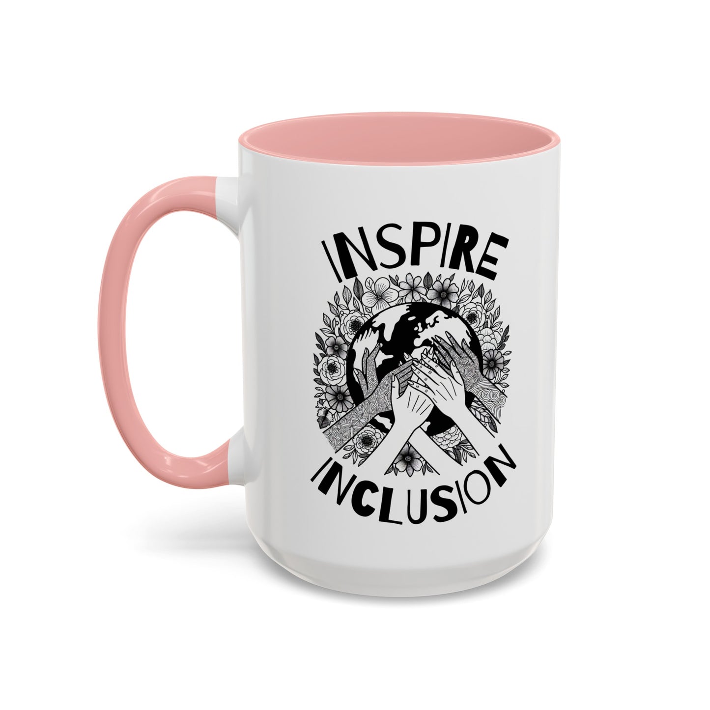 "Inspire Inclusion" Coffee Mug, 11 oz or 15 oz