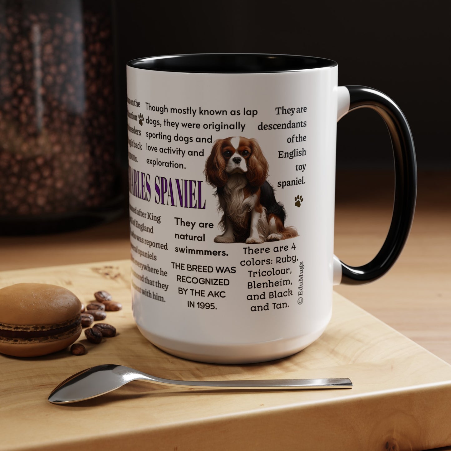 Cavalier King Charles Spaniel Coffee Mug, 11 oz or 15 oz